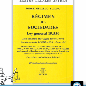 Regimen De Sociedades - Jorge O. Zunino