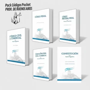 Pack Código Civil Y Comercial (Completo) + 4 Códigos Prov, de Buenos Aires Pocket