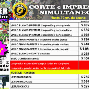 PLOTTER IMPRESIÓN Y CORTE